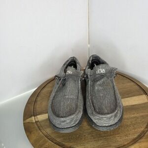 Hey Dude Men 13 Wally Funk Raven Black Tie Dye Shoes Boat Deck Casual Comfort